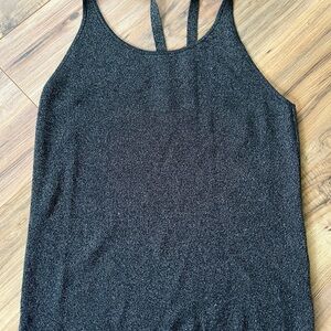 BR sweater tank Black Sparkly M NWOT